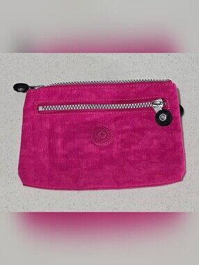Kipling Hot Pink Zip Pouch